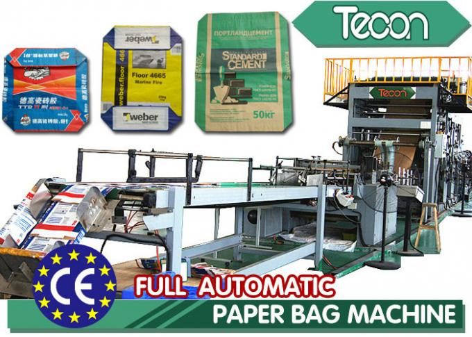 Saco de papel de alta velocidade e Completo-automático que faz a linha de produção do saco do papel da válvula da máquina