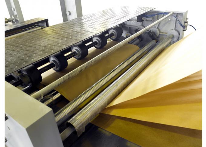 Linha de produção de alta velocidade máquina do saco de papel de Kraft da fabricação do saco de papel