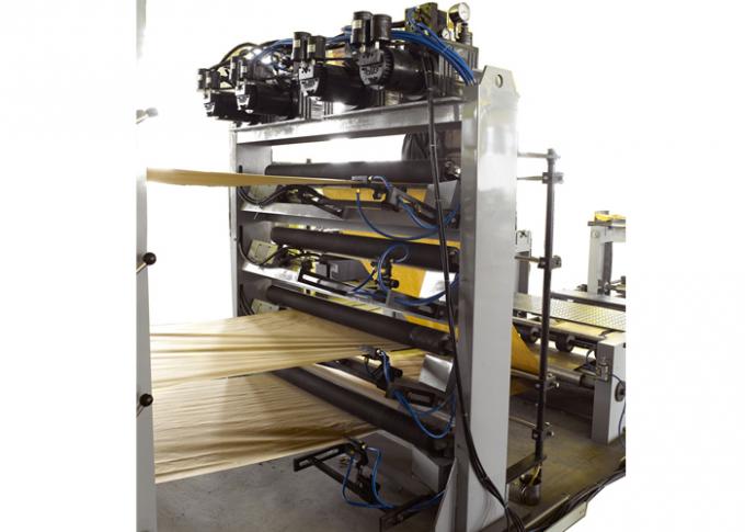 A máquina automatizada da fabricação do saco de papel da válvula que faz a linha com parte inferior colou a função