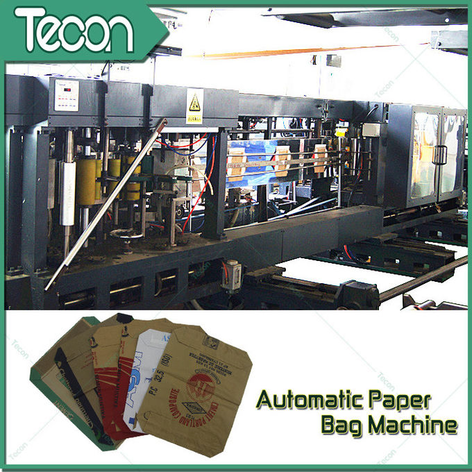 Saco de papel movido a motor bonde que forma a máquina com impressão de Flexo de quatro cores