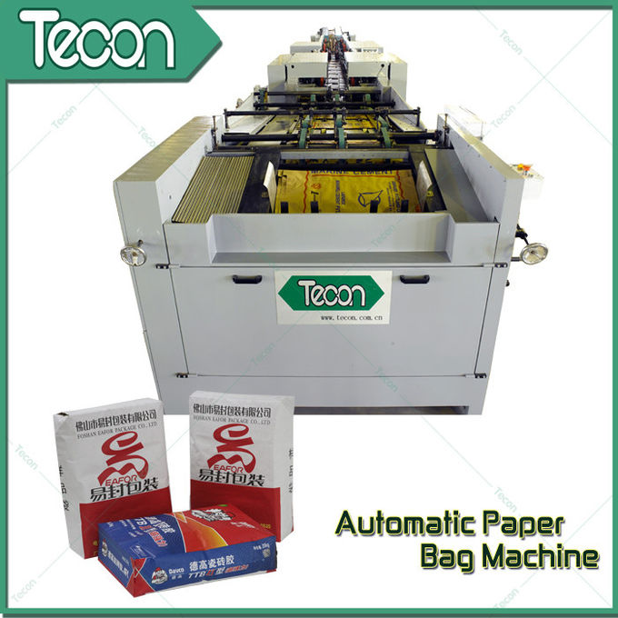 Saco de papel automático de uma altura de 3 medidores que faz a máquina com a impressora de duas & quatro cores